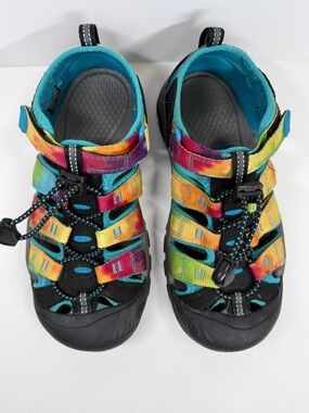 Keen Newport H2 Kids Sandals Multicolor Rainbow Tie Dye 🌈 (Kids Size 3)